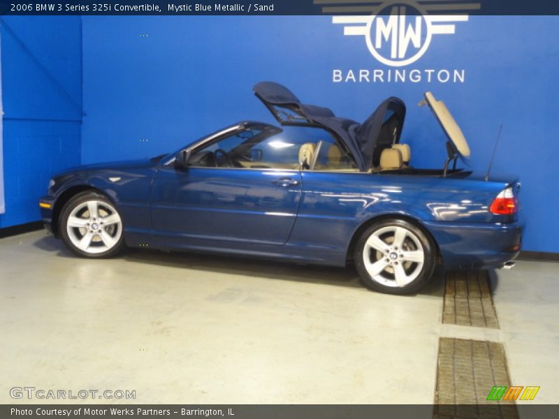 Mystic Blue Metallic / Sand 2006 BMW 3 Series 325i Convertible