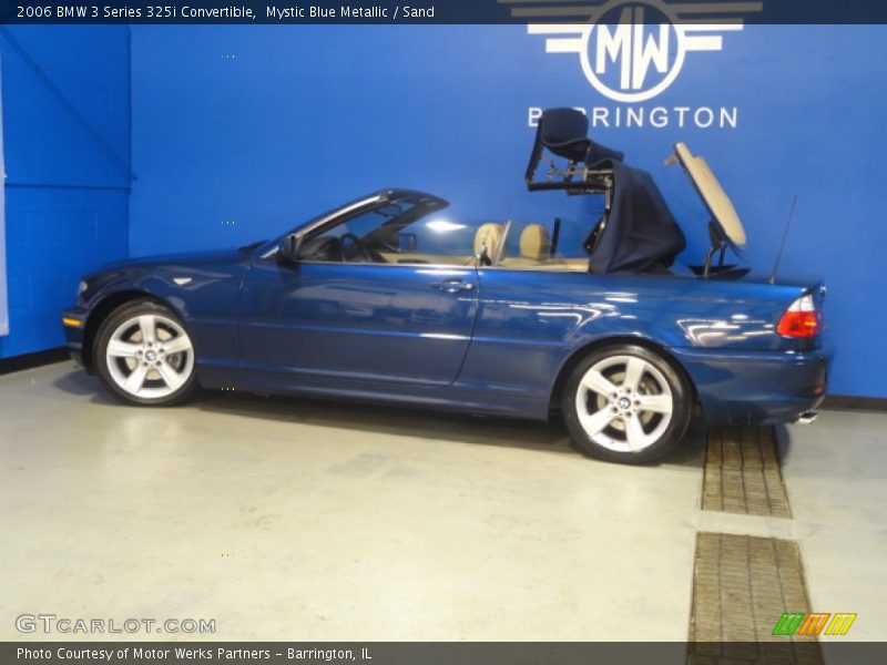 Mystic Blue Metallic / Sand 2006 BMW 3 Series 325i Convertible