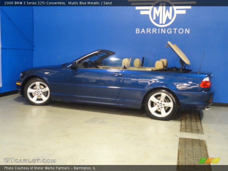 Mystic Blue Metallic / Sand 2006 BMW 3 Series 325i Convertible