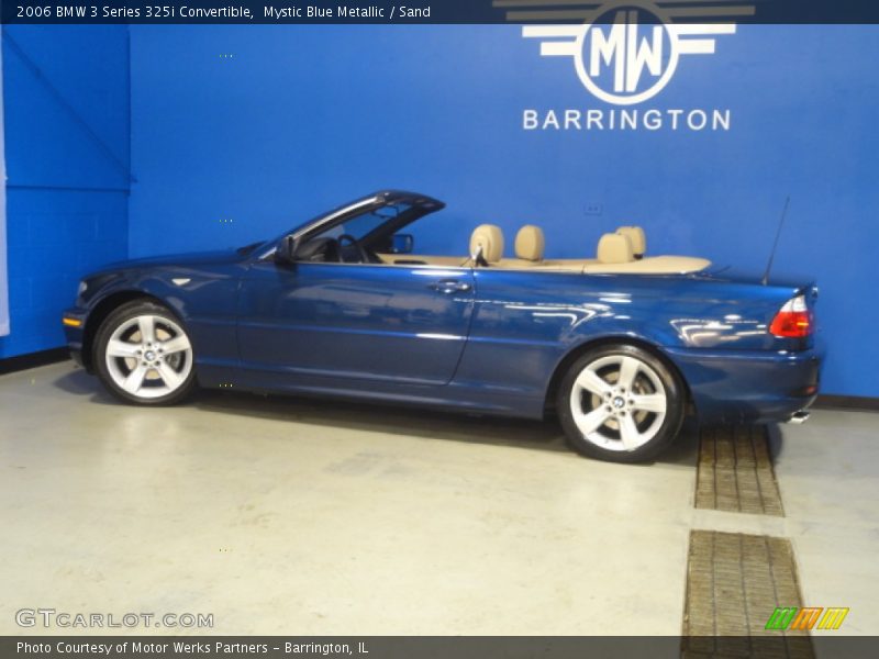 Mystic Blue Metallic / Sand 2006 BMW 3 Series 325i Convertible