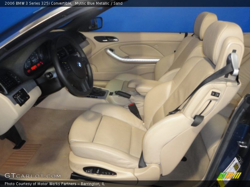 Mystic Blue Metallic / Sand 2006 BMW 3 Series 325i Convertible
