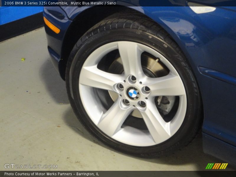 Mystic Blue Metallic / Sand 2006 BMW 3 Series 325i Convertible