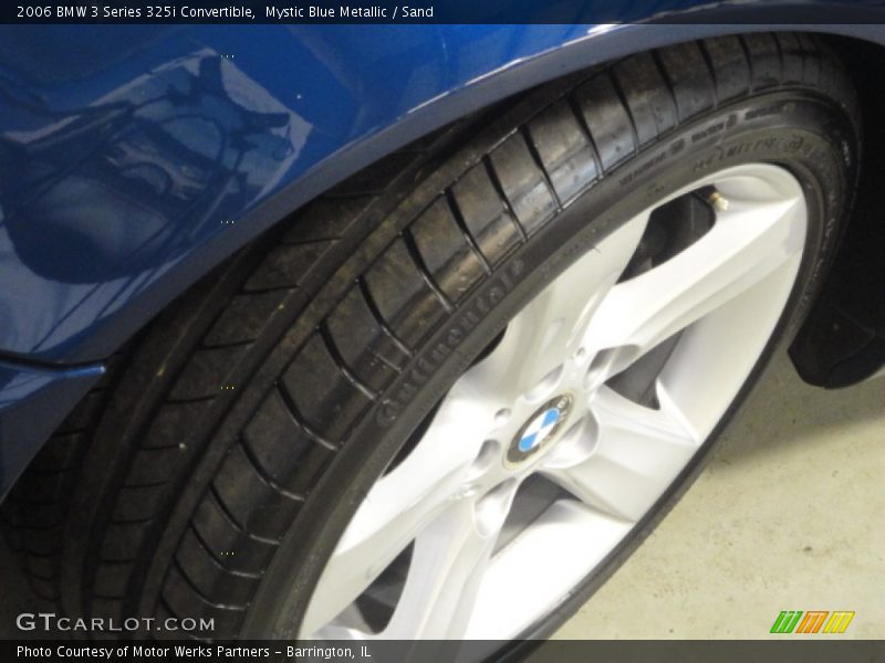 Mystic Blue Metallic / Sand 2006 BMW 3 Series 325i Convertible