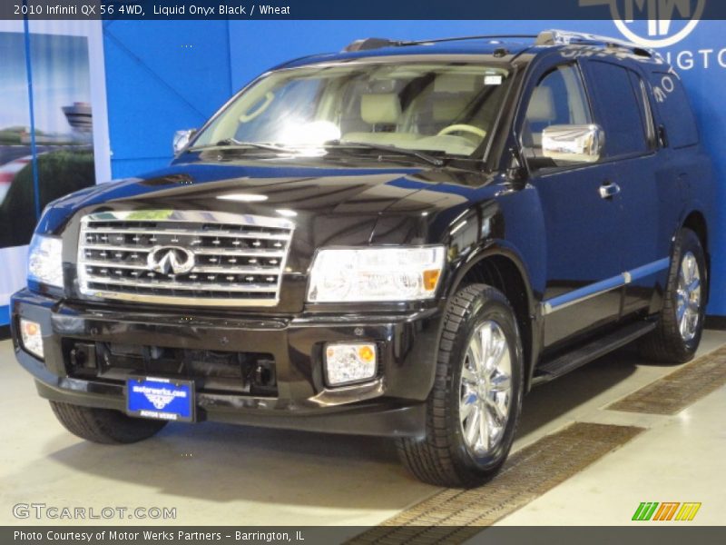 Liquid Onyx Black / Wheat 2010 Infiniti QX 56 4WD