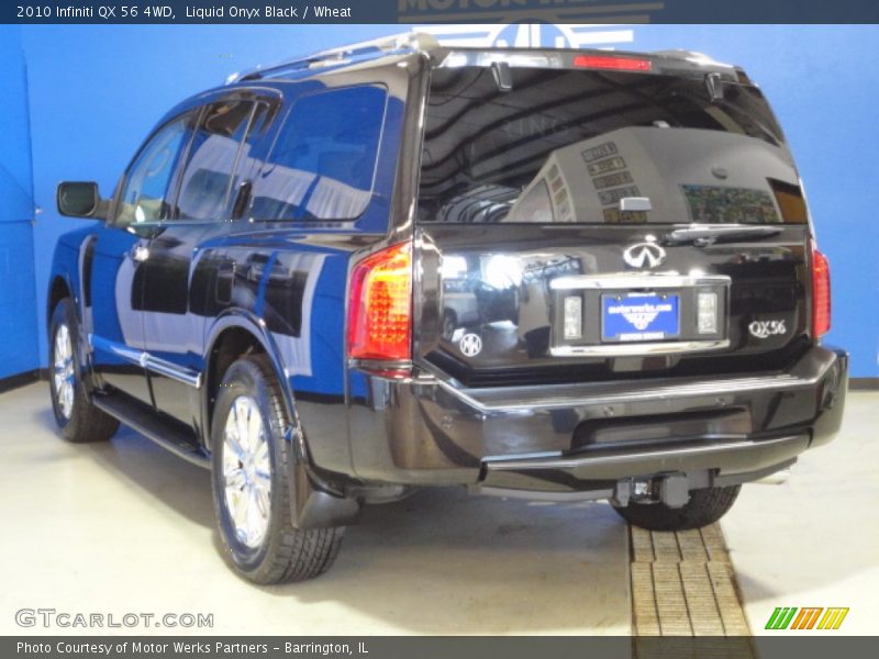 Liquid Onyx Black / Wheat 2010 Infiniti QX 56 4WD