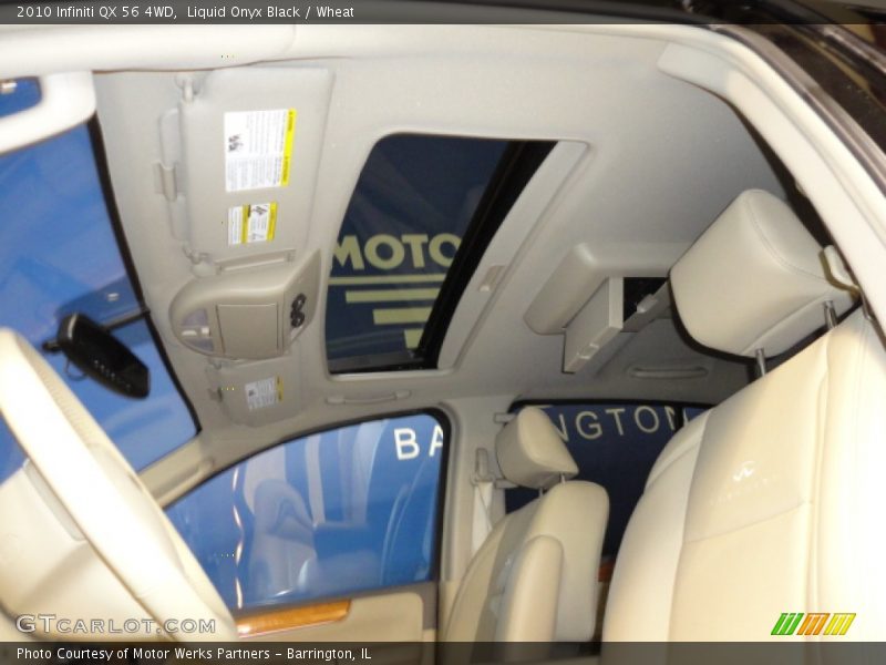 Liquid Onyx Black / Wheat 2010 Infiniti QX 56 4WD