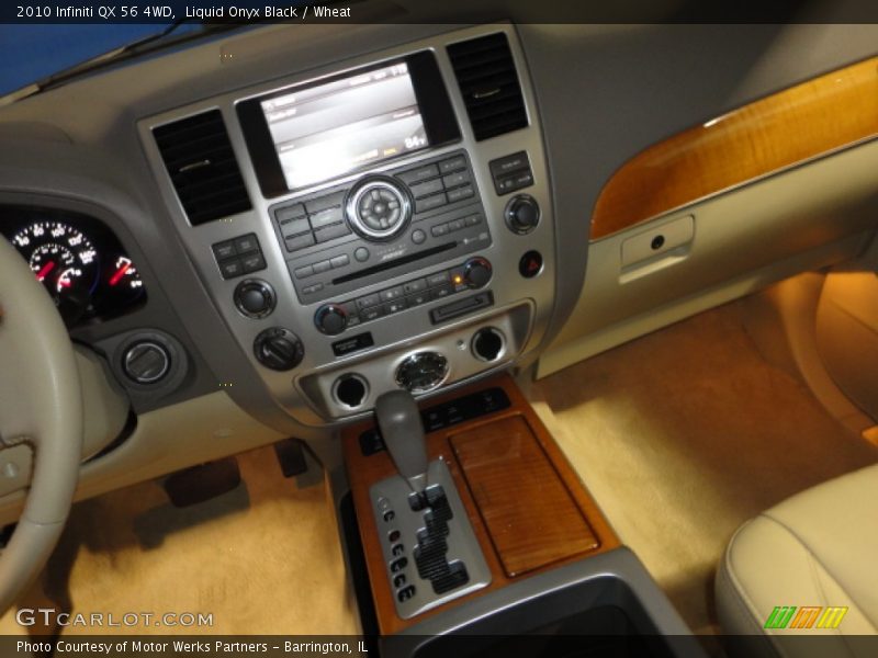 Liquid Onyx Black / Wheat 2010 Infiniti QX 56 4WD