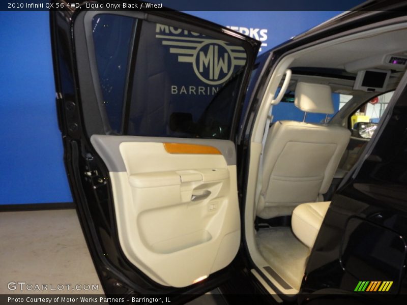 Liquid Onyx Black / Wheat 2010 Infiniti QX 56 4WD
