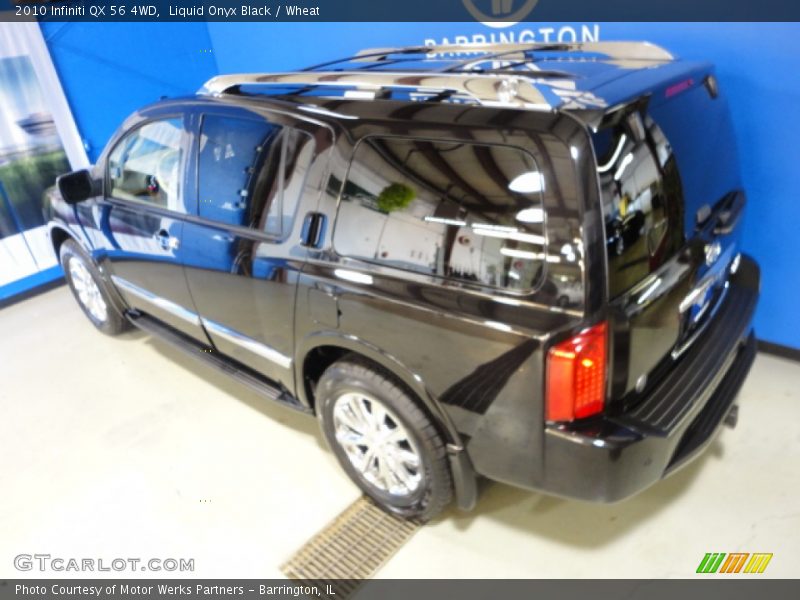 Liquid Onyx Black / Wheat 2010 Infiniti QX 56 4WD