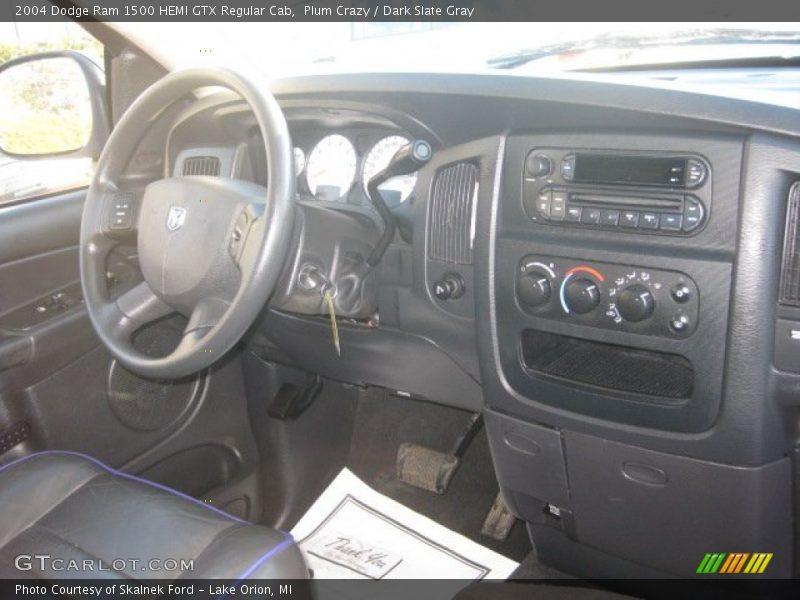 Plum Crazy / Dark Slate Gray 2004 Dodge Ram 1500 HEMI GTX Regular Cab