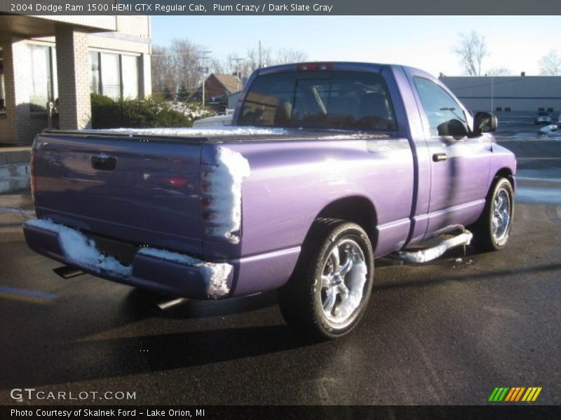 Plum Crazy / Dark Slate Gray 2004 Dodge Ram 1500 HEMI GTX Regular Cab