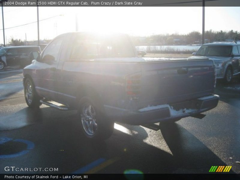 Plum Crazy / Dark Slate Gray 2004 Dodge Ram 1500 HEMI GTX Regular Cab