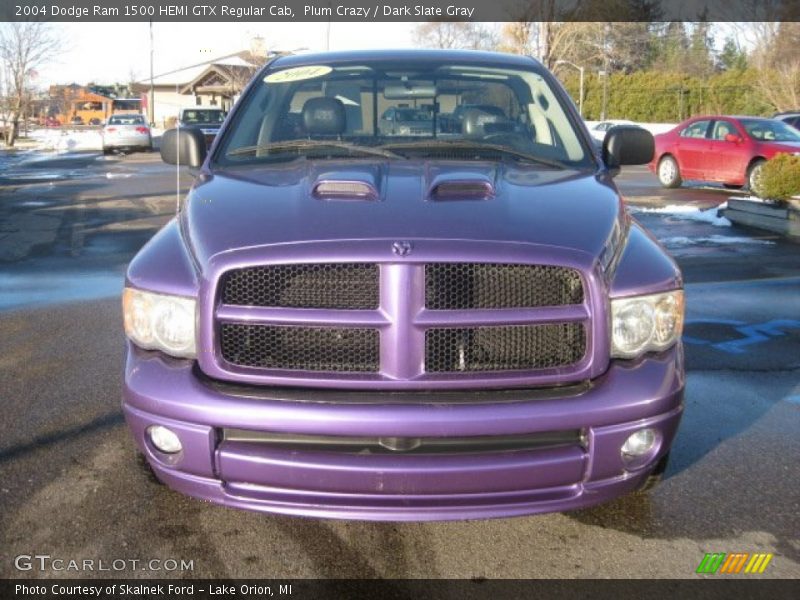 Plum Crazy / Dark Slate Gray 2004 Dodge Ram 1500 HEMI GTX Regular Cab