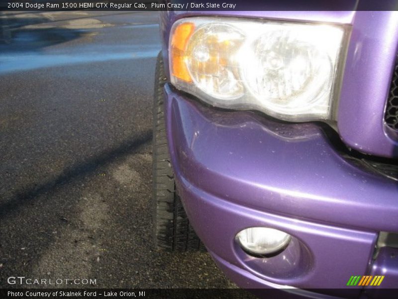 Plum Crazy / Dark Slate Gray 2004 Dodge Ram 1500 HEMI GTX Regular Cab