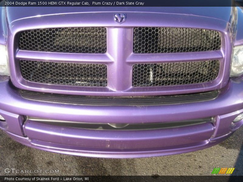 Plum Crazy / Dark Slate Gray 2004 Dodge Ram 1500 HEMI GTX Regular Cab