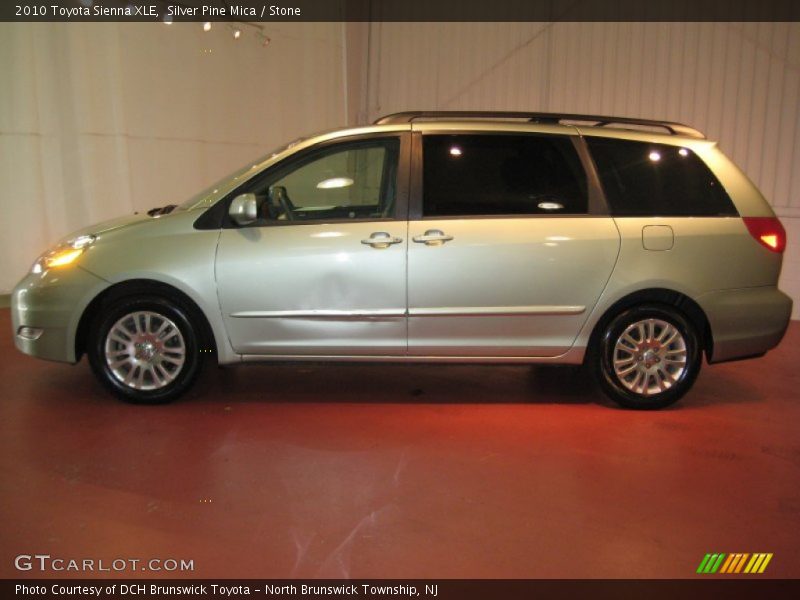 Silver Pine Mica / Stone 2010 Toyota Sienna XLE