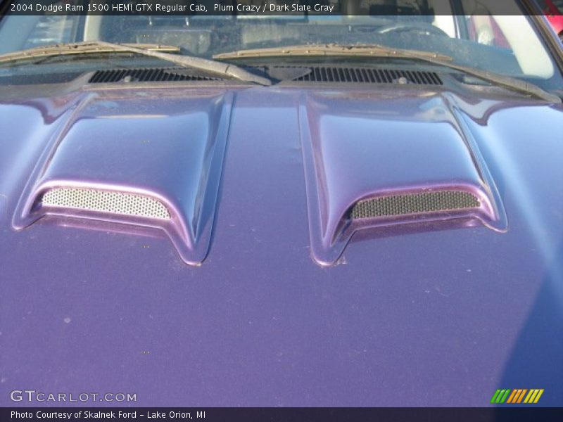 Plum Crazy / Dark Slate Gray 2004 Dodge Ram 1500 HEMI GTX Regular Cab