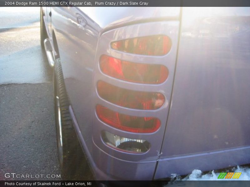 Plum Crazy / Dark Slate Gray 2004 Dodge Ram 1500 HEMI GTX Regular Cab