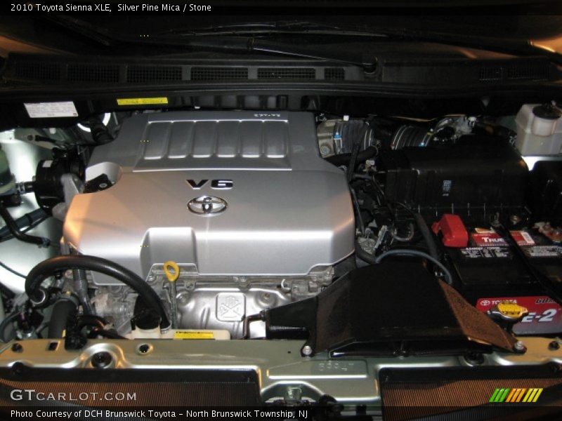 Silver Pine Mica / Stone 2010 Toyota Sienna XLE