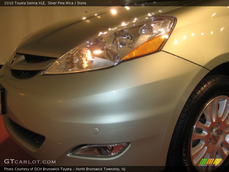 Silver Pine Mica / Stone 2010 Toyota Sienna XLE