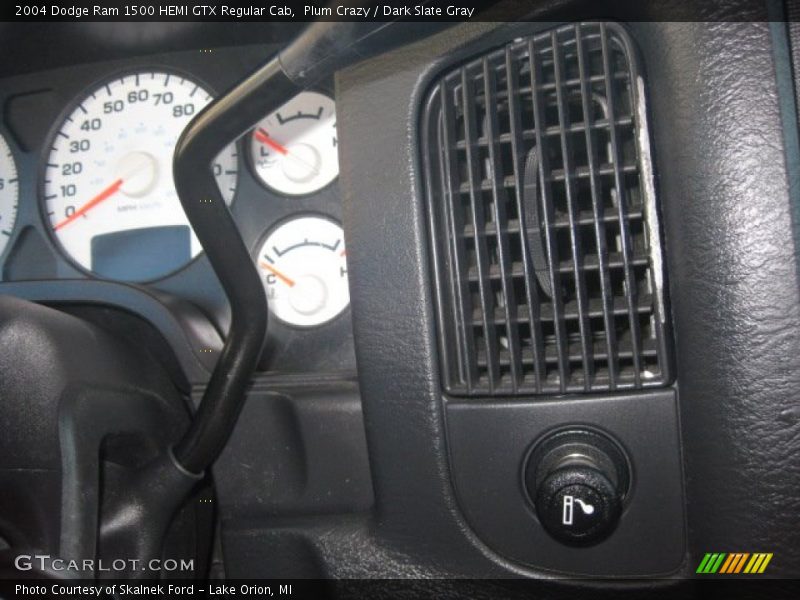 Plum Crazy / Dark Slate Gray 2004 Dodge Ram 1500 HEMI GTX Regular Cab