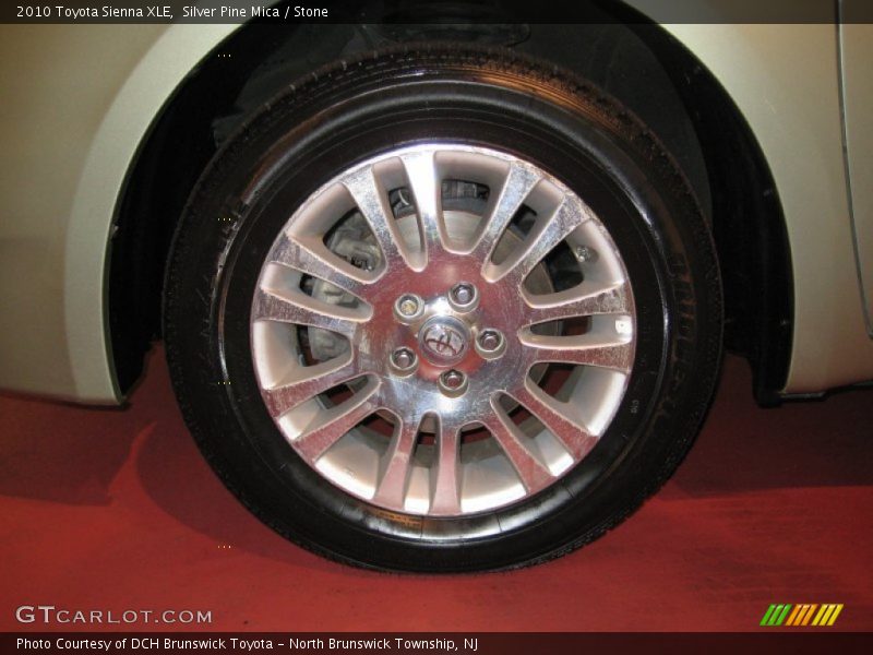 Silver Pine Mica / Stone 2010 Toyota Sienna XLE
