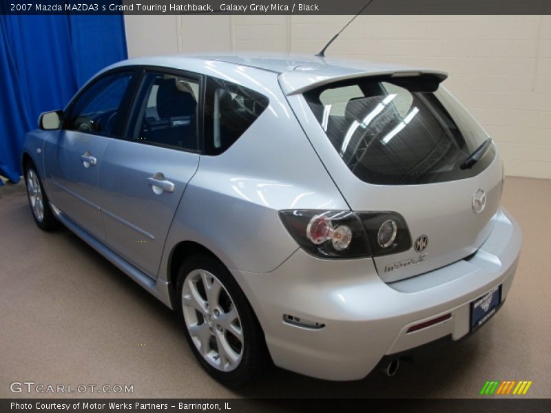 Galaxy Gray Mica / Black 2007 Mazda MAZDA3 s Grand Touring Hatchback