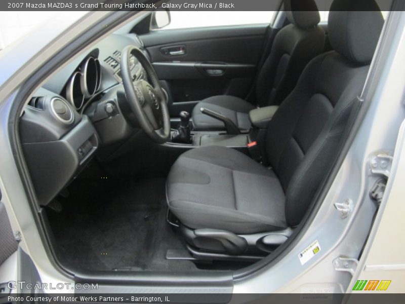 Galaxy Gray Mica / Black 2007 Mazda MAZDA3 s Grand Touring Hatchback