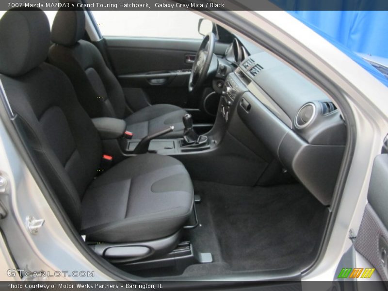 Galaxy Gray Mica / Black 2007 Mazda MAZDA3 s Grand Touring Hatchback