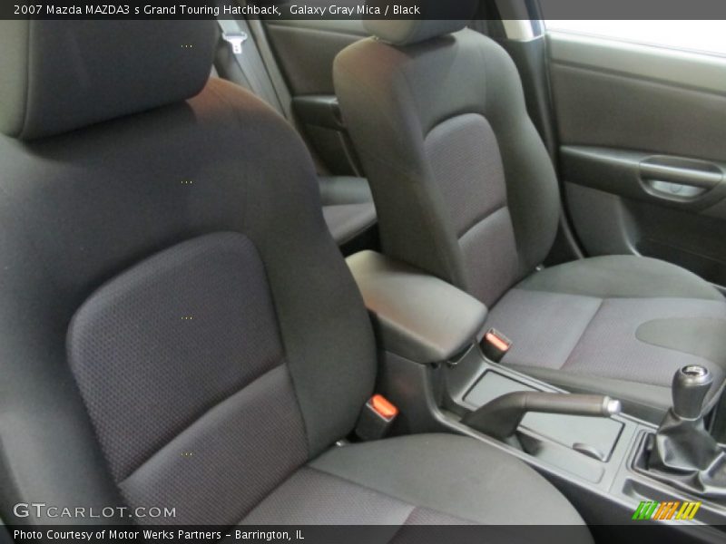 Galaxy Gray Mica / Black 2007 Mazda MAZDA3 s Grand Touring Hatchback