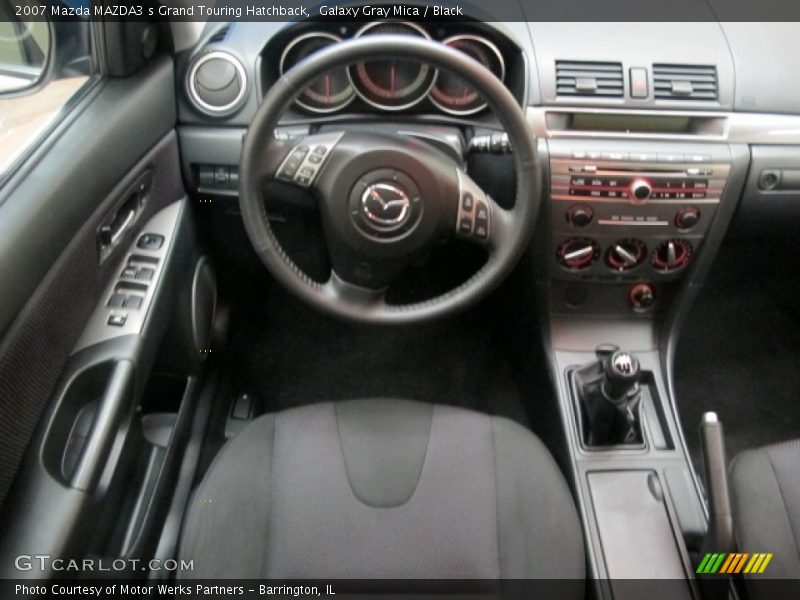 Galaxy Gray Mica / Black 2007 Mazda MAZDA3 s Grand Touring Hatchback
