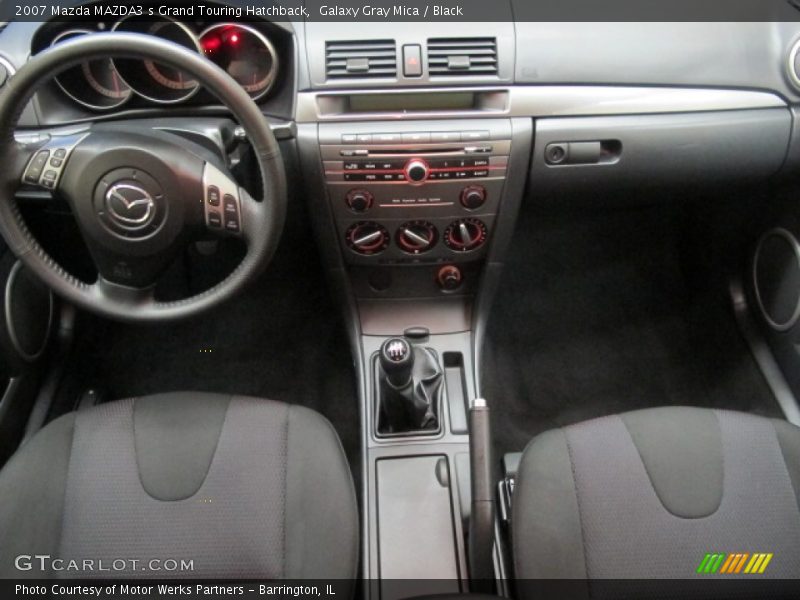 Galaxy Gray Mica / Black 2007 Mazda MAZDA3 s Grand Touring Hatchback