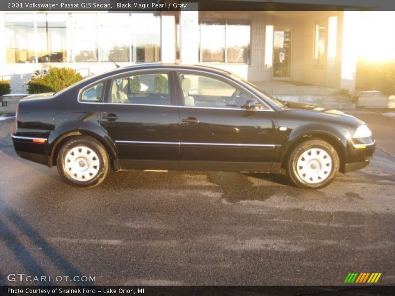 Black Magic Pearl / Gray 2001 Volkswagen Passat GLS Sedan