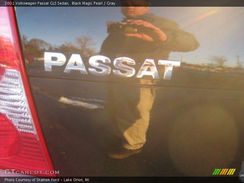 Black Magic Pearl / Gray 2001 Volkswagen Passat GLS Sedan