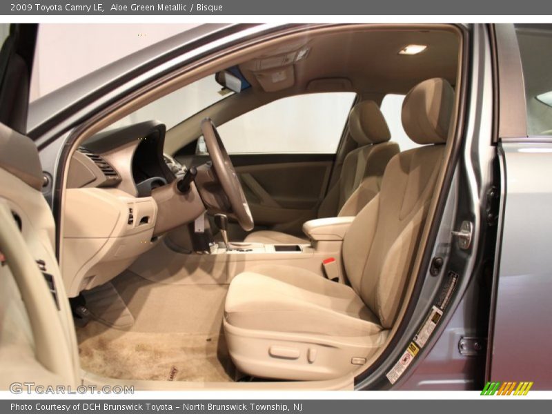 Aloe Green Metallic / Bisque 2009 Toyota Camry LE