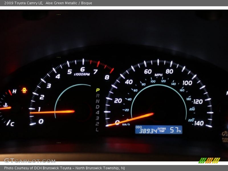 Aloe Green Metallic / Bisque 2009 Toyota Camry LE