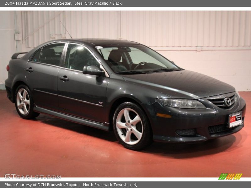 Steel Gray Metallic / Black 2004 Mazda MAZDA6 s Sport Sedan