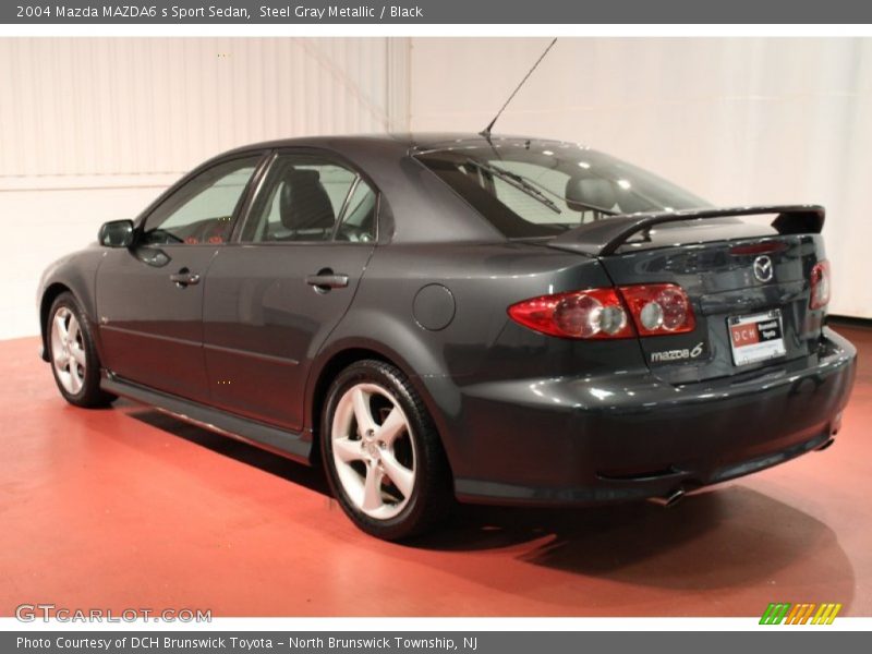 Steel Gray Metallic / Black 2004 Mazda MAZDA6 s Sport Sedan