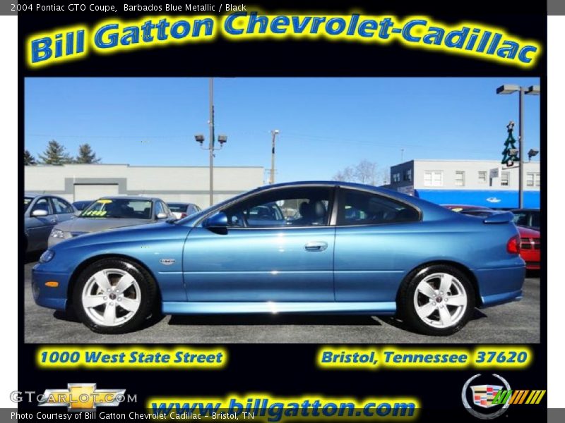 Barbados Blue Metallic / Black 2004 Pontiac GTO Coupe