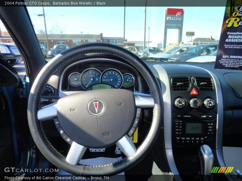Barbados Blue Metallic / Black 2004 Pontiac GTO Coupe