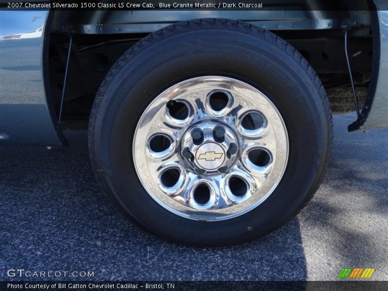 Blue Granite Metallic / Dark Charcoal 2007 Chevrolet Silverado 1500 Classic LS Crew Cab