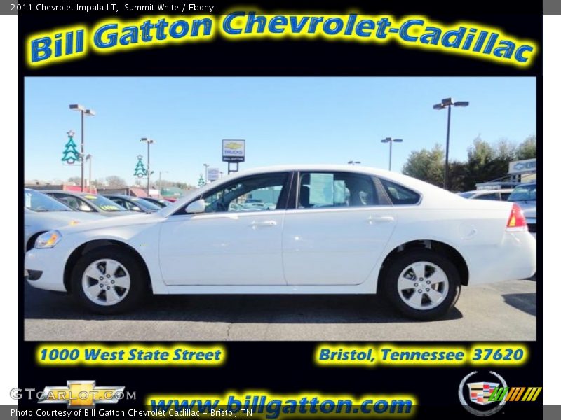 Summit White / Ebony 2011 Chevrolet Impala LT