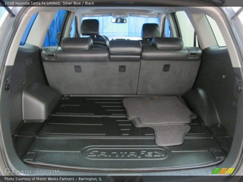 Silver Blue / Black 2008 Hyundai Santa Fe Limited