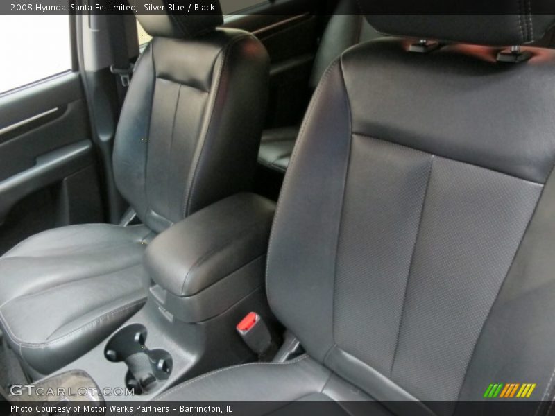 Silver Blue / Black 2008 Hyundai Santa Fe Limited