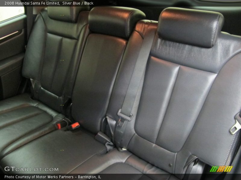 Silver Blue / Black 2008 Hyundai Santa Fe Limited