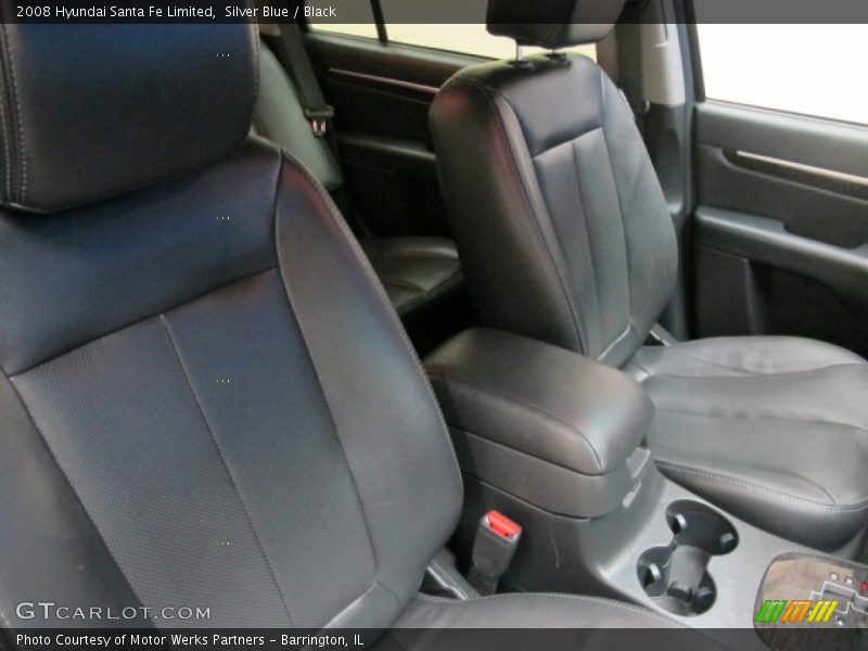 Silver Blue / Black 2008 Hyundai Santa Fe Limited