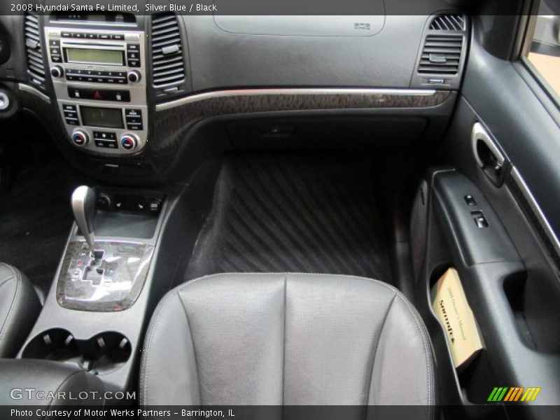 Silver Blue / Black 2008 Hyundai Santa Fe Limited