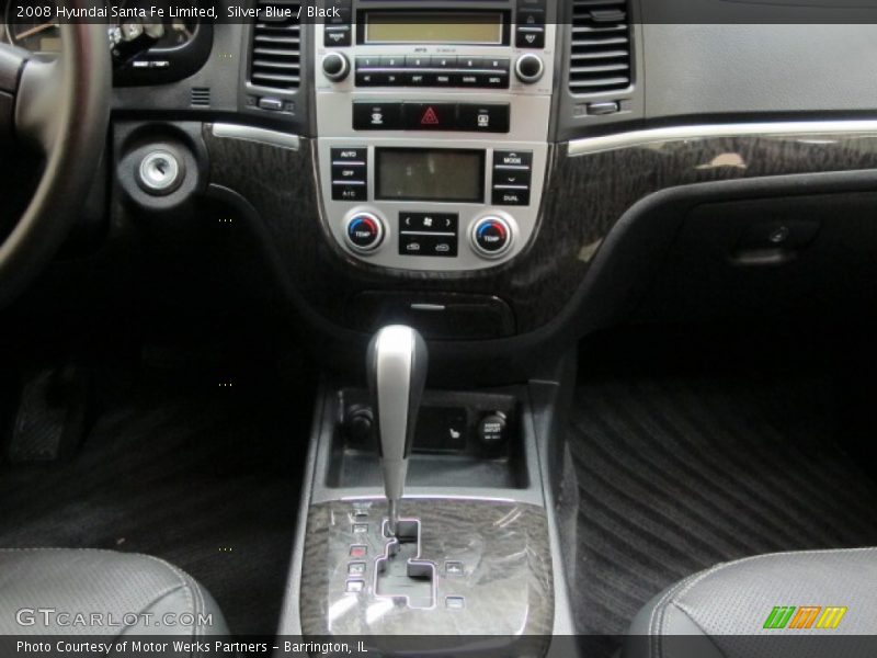 Silver Blue / Black 2008 Hyundai Santa Fe Limited