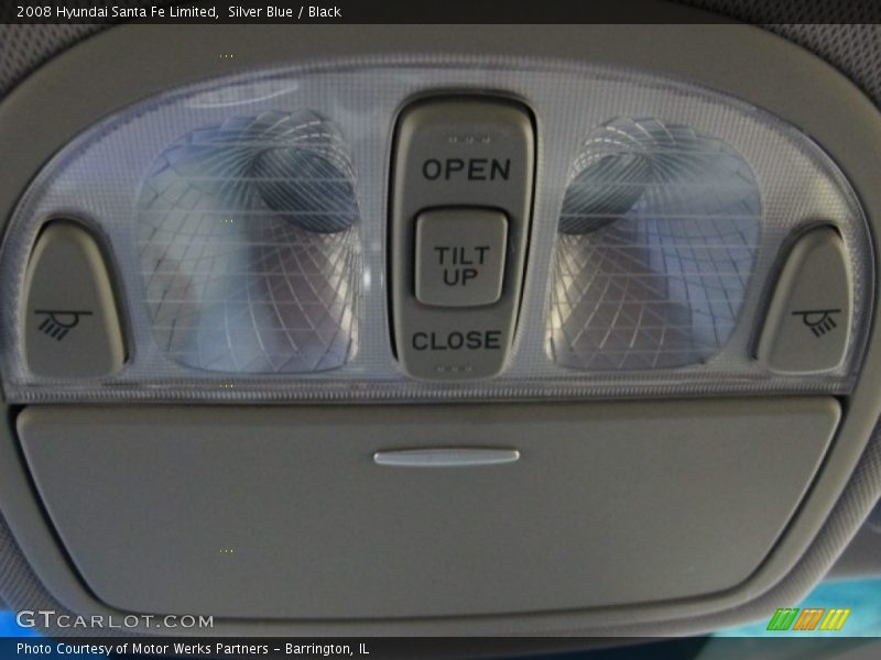 Silver Blue / Black 2008 Hyundai Santa Fe Limited