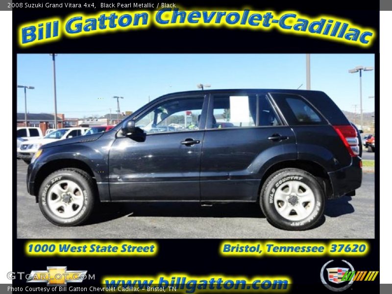Black Pearl Metallic / Black 2008 Suzuki Grand Vitara 4x4